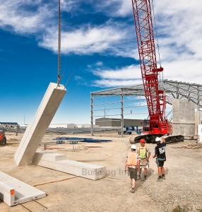 Retouching construction photography mess